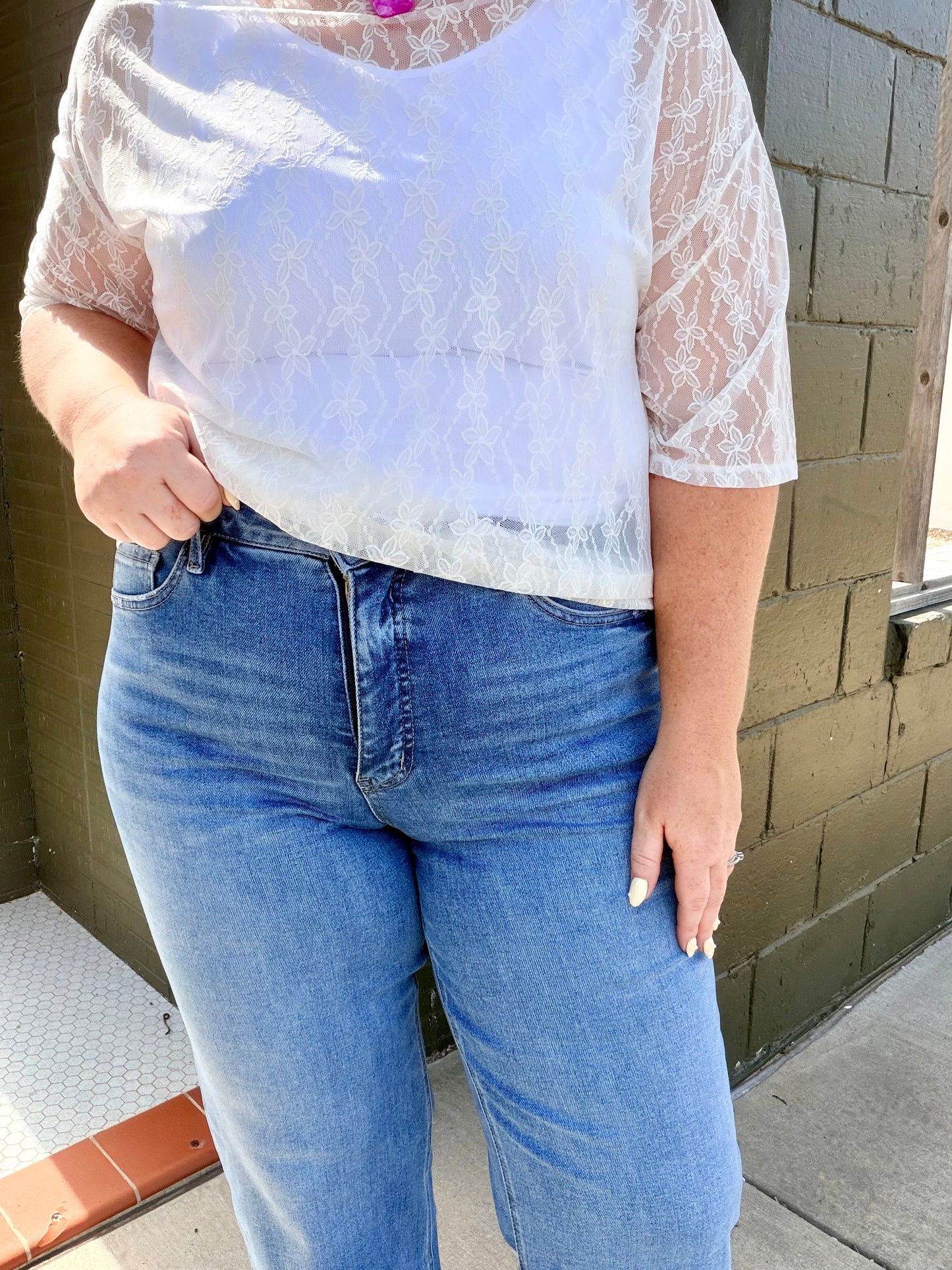 Super High Rise Baggy Wide Tummy Control Jeans