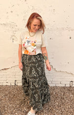 Stephanie Animal Print Skirt