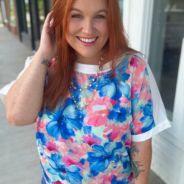 Ainsley Watercolor Top