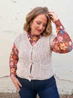 Sandra Button Down Sweater Vest