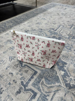 Floral Travel Makeup Pouch