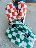 Checkered House Shoes (Multiple Colors)