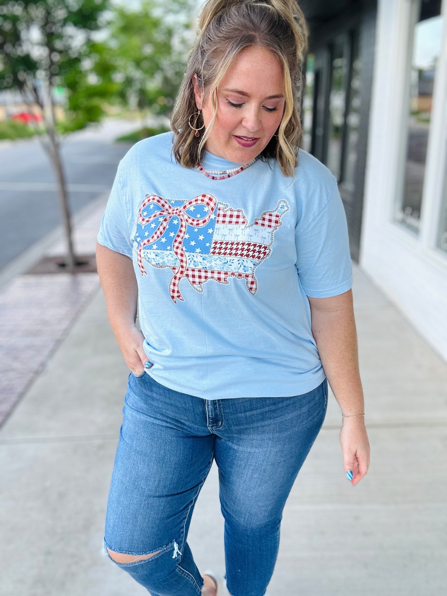 US Bows On Comfort Colors