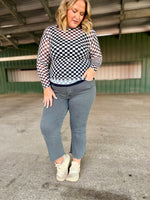 Briannah Gray Acid Washed Jeans
