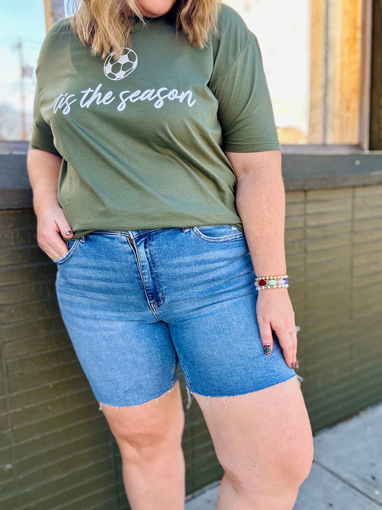 Vervet High Rise Denim Shorts