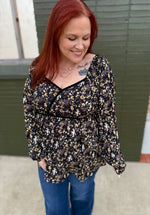**DOORBUSTER** Brittany Floral Babydoll Top