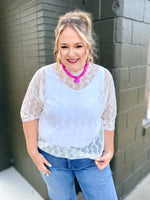 Rhiannon Lacey Mesh Top