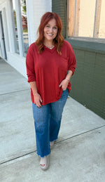Soft Relaxed Draped Top
