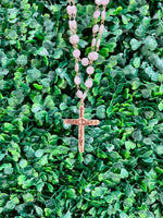 Layered Pearl Cross Necklace