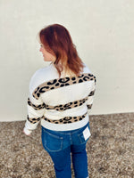 Lena Leopard Stripe Sweater