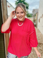 Kayla Oversized Ribbed Top
