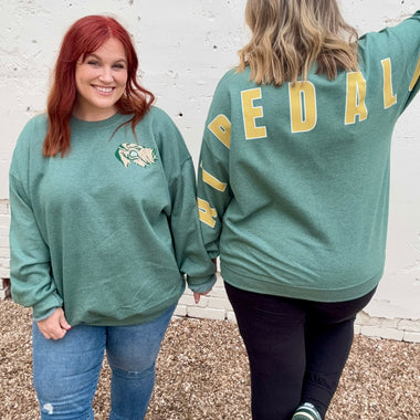 Mascot Stretch Sleeve Sweatshirt