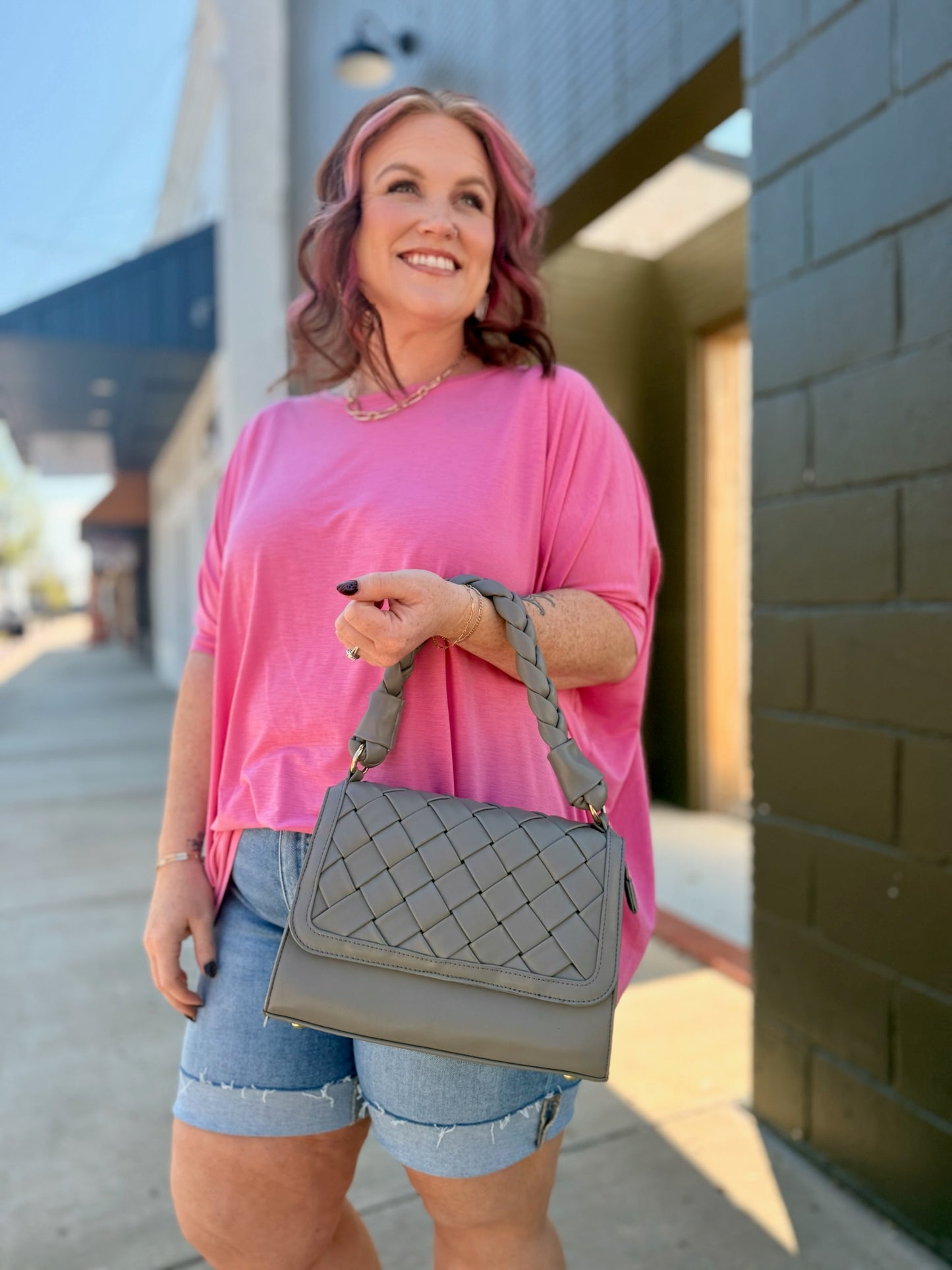 Marlowe Woven Satchel