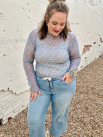 Bennie Baby Blooms Mesh Top