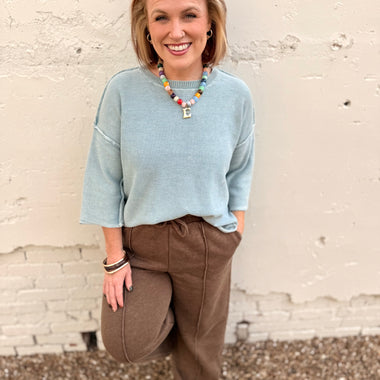Lindsey Boxy Knit Top