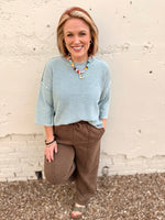 Lindsey Boxy Knit Top