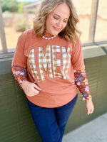 Amen Plaid Tee on Yam