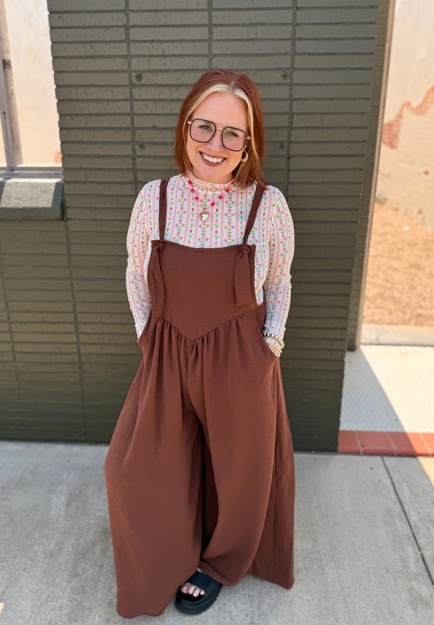 Amanda Wide Leg Jumpsuit