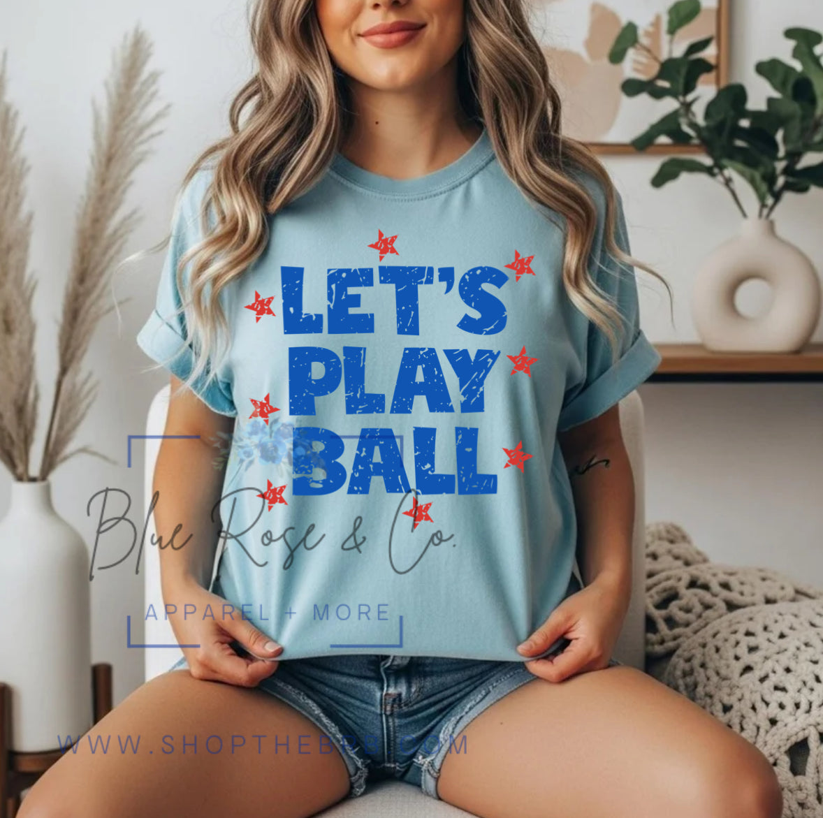 Let’s Play Ball Tee (Choose your color!)