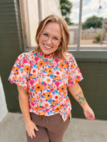 Mina Floral Top