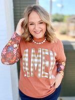 Amen Plaid Tee on Yam
