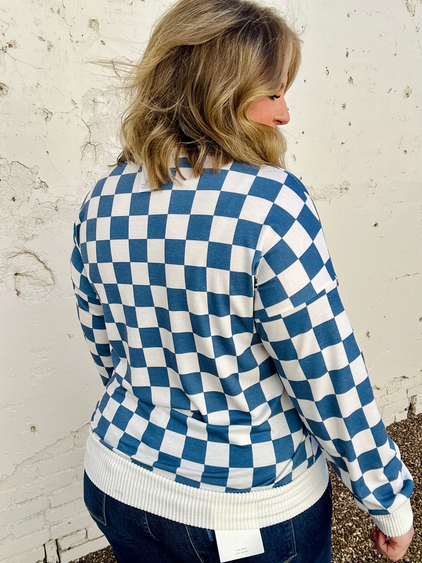 Bella Checkered Long Sleeve