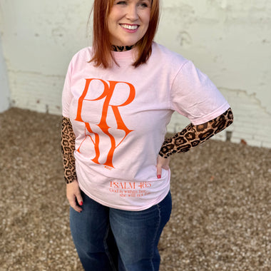 Pray Psalm 46:5 Tee on Comfort Colors