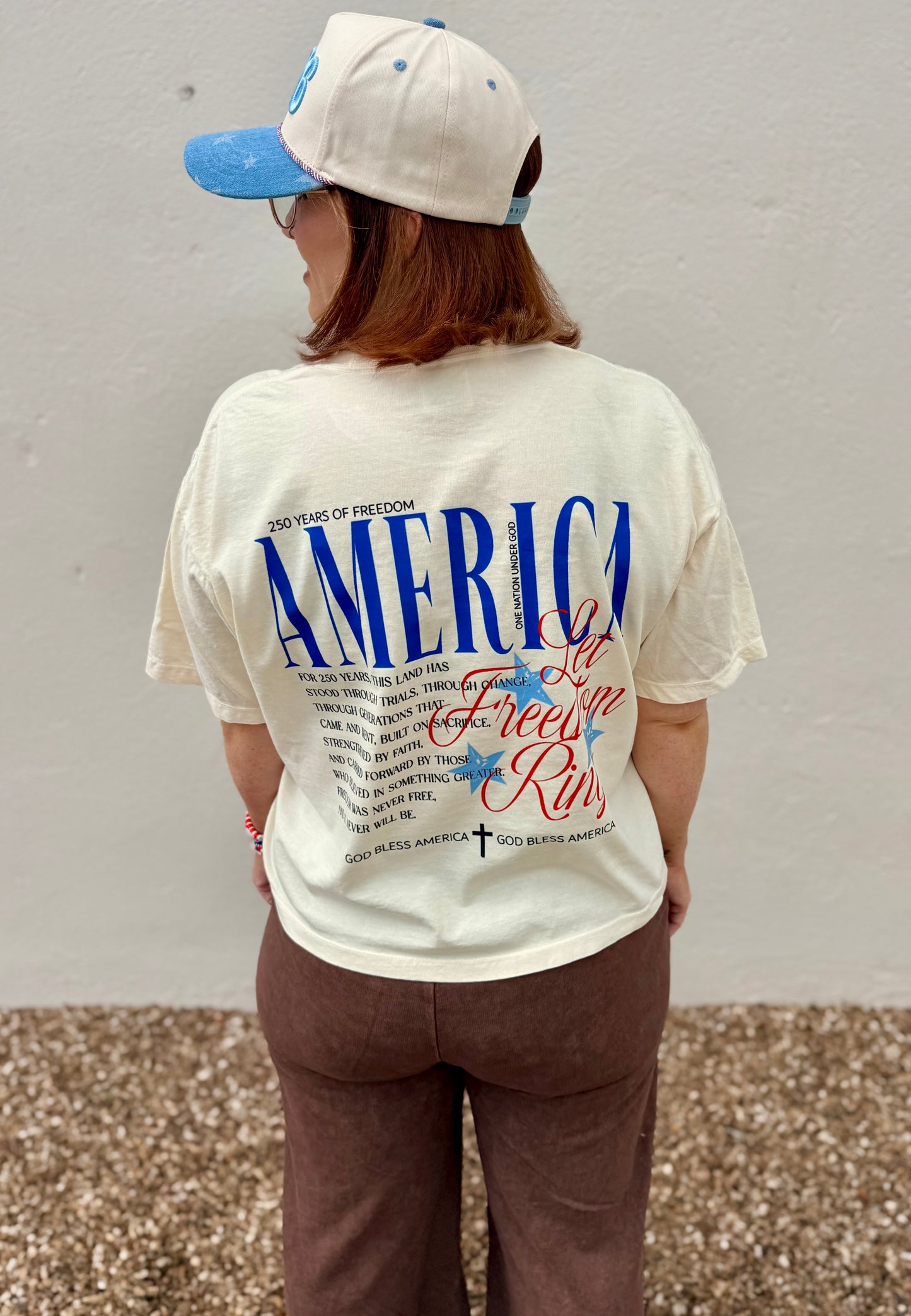 Let Freedom Ring on Ivory (Multiple Options)
