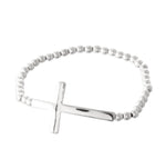 Beaded Cross Stretch Bracelet