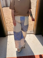 Fayth Patchwork Leopard Pants