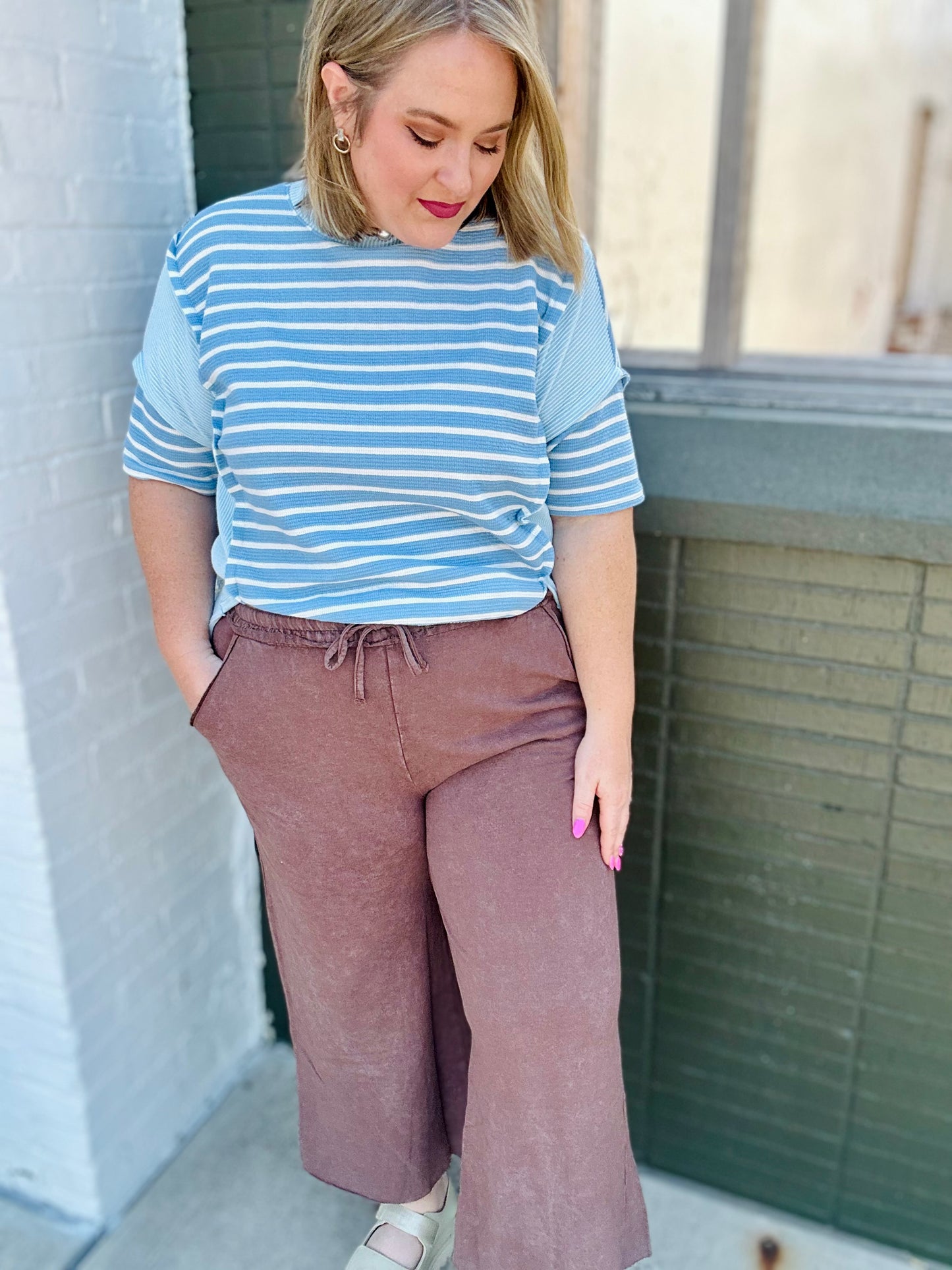 Terri Acid Wash Pants