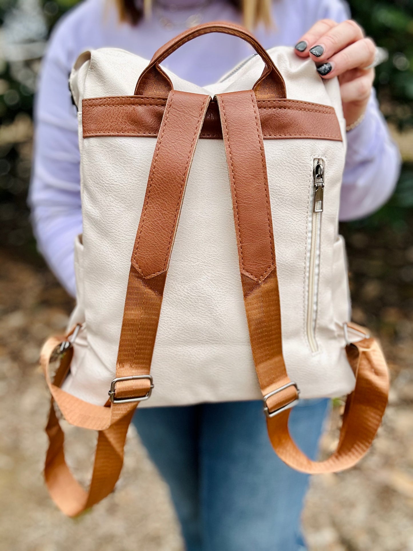 Sadie Vegan Leather Backpack