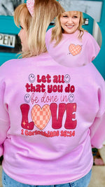 Do In Love Pink Sweatshirt