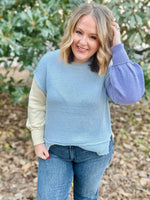 Opal Color Block Knit Sweater