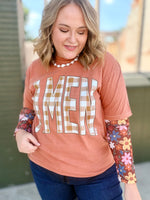 Amen Plaid Tee on Yam