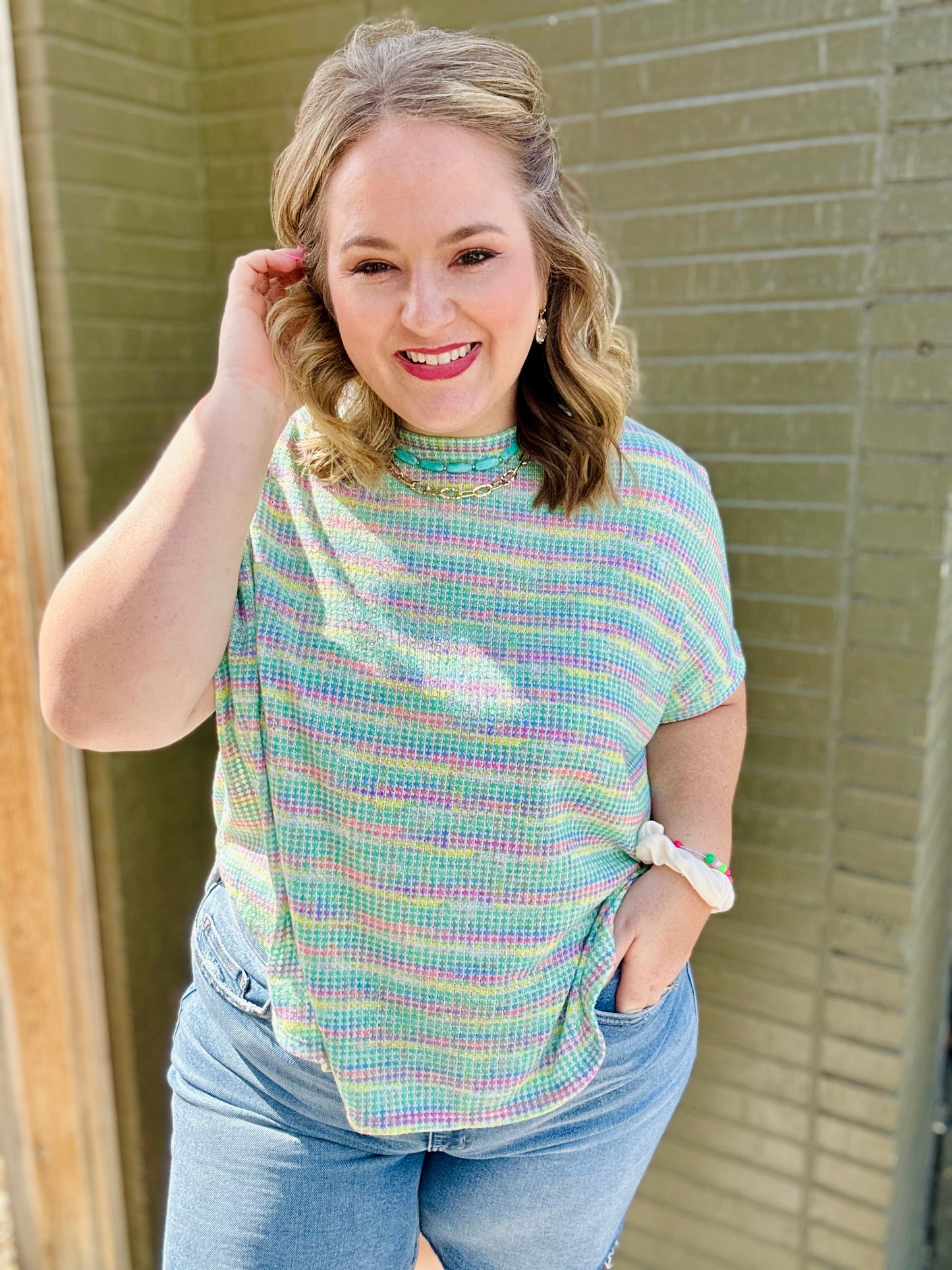 Molly Multicolor Striped Top