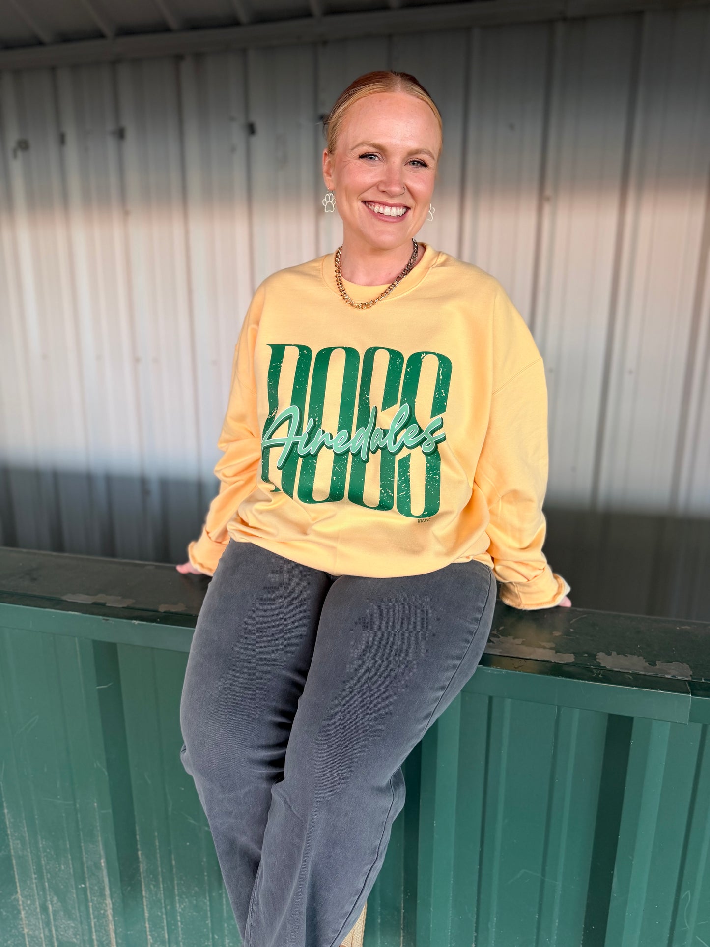 Throwback Script School Spirit Sweatshirt