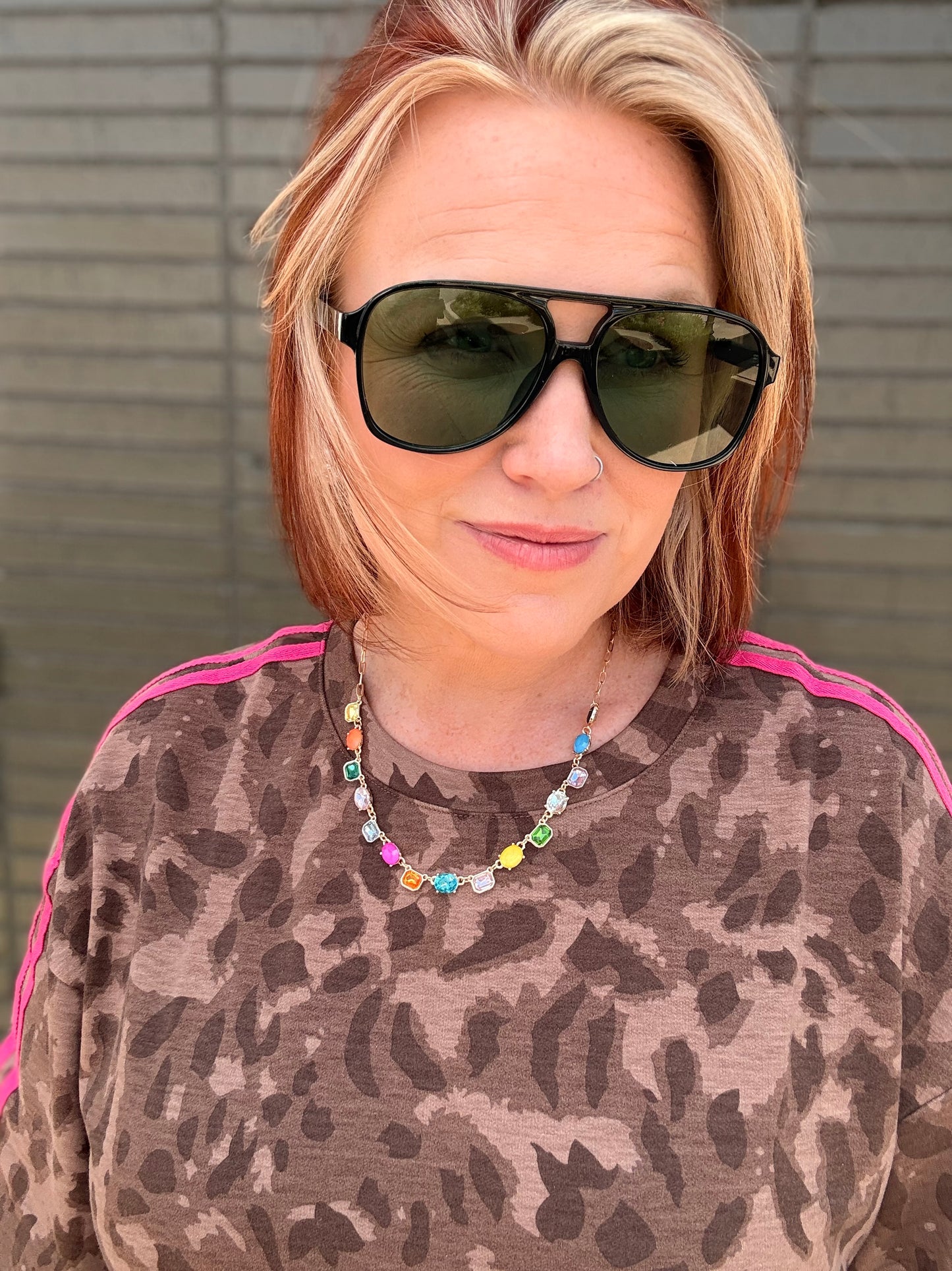 Multicolor Gemstone Necklace