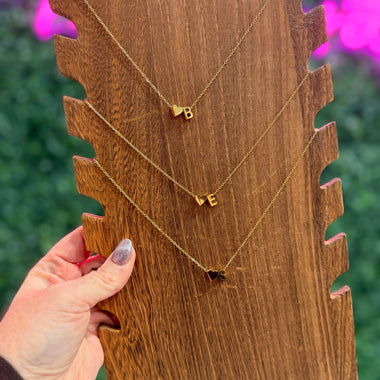 Gold Initial Necklace