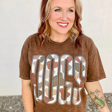 Modern Camo School Spirit Extended Tee (Customizable)