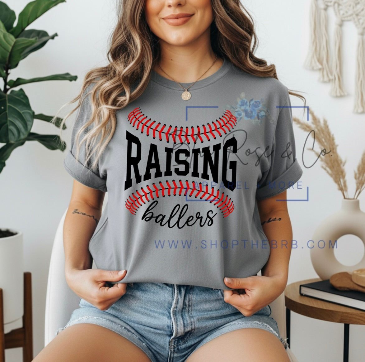 Raising Ballers Tee (Choose your color!)