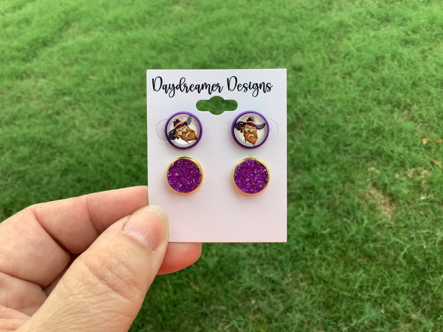 Team Spirit Stud Earrings