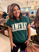 Game Day Embroidered Top