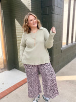 Amy Sage Waffle Top
