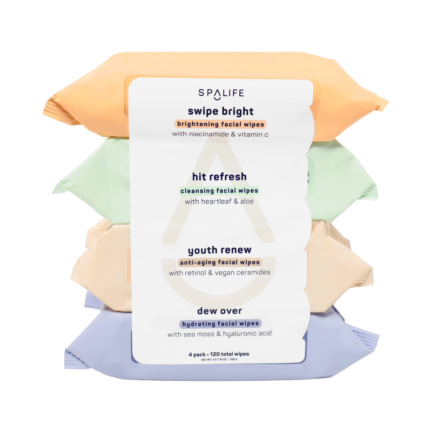 Skincare Makeup Remover Facial Wipes Multi-Pack - 4 Pk