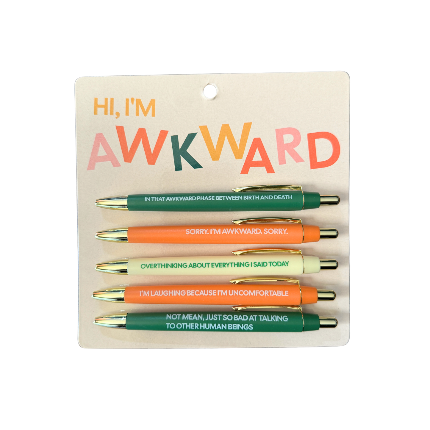 Awkward Pen Set