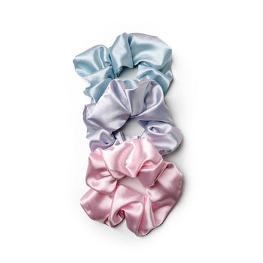 Mane Squeeze Oversized Satin Scrunchie Set (Multiple Colors)