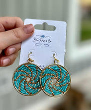 Load image into Gallery viewer, Spiral Seed Bead Earrings (Multiple Colors)