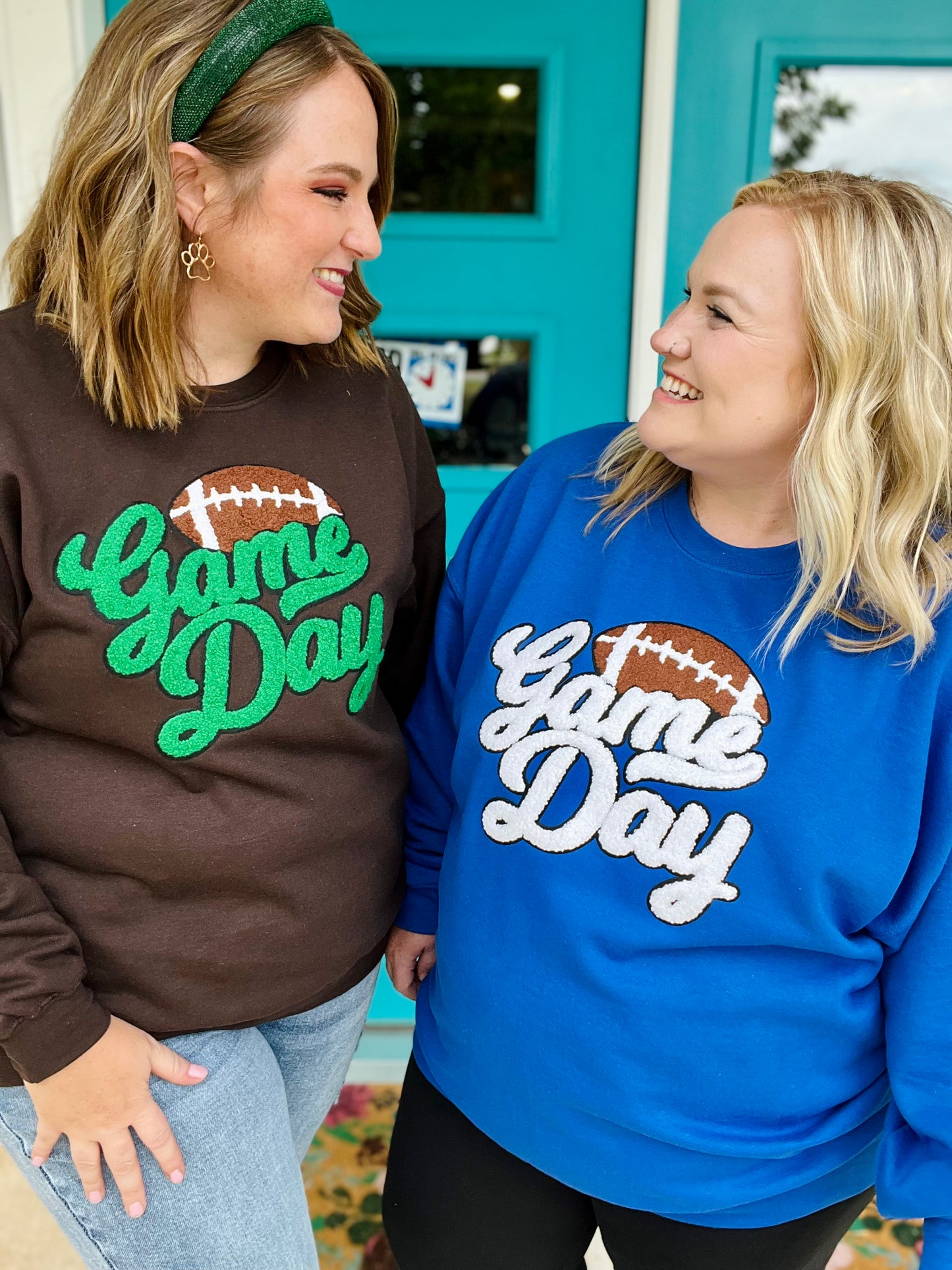Game Day Chenille Patch Sweatshirt (Any Color!)