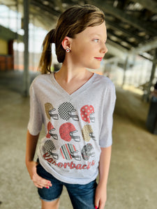 School Pride Helmet Tee (Customizable)